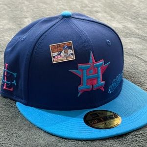 Houston Astros big league chew Big Rally Blue Raspberry hat